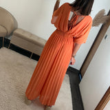 COMBINAISON ORANGE ANOUK - La Petite Somptueuse
