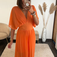 COMBINAISON ORANGE ANOUK - La Petite Somptueuse