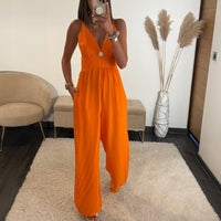 COMBINAISON ORANGE SOLEIL - La Petite Somptueuse