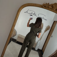 COMBINAISON PANTALON KAKI JAZZ - La Petite Somptueuse