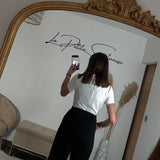 COMBINAISON PANTALON NOIRE ET BLANCHE JAZZ - La Petite Somptueuse