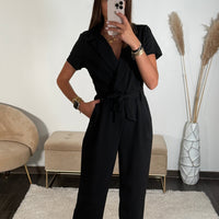 COMBINAISON PANTALON NOIRE JAZZ - La Petite Somptueuse