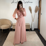 COMBINAISON ROSE RUBY - La Petite Somptueuse