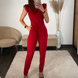 COMBINAISON ROUGE SONIA - La Petite Somptueuse