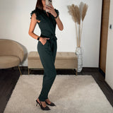 COMBINAISON VERT SAPIN SONIA - La Petite Somptueuse