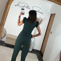 COMBINAISON VERT SAPIN SONIA - La Petite Somptueuse