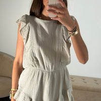 COMBISHORT BEIGE AMANDY - La Petite Somptueuse