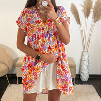 COMBISHORT COURTE FLEURIE AMANDA - La Petite Somptueuse