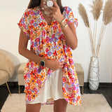 COMBISHORT COURTE FLEURIE AMANDA - La Petite Somptueuse