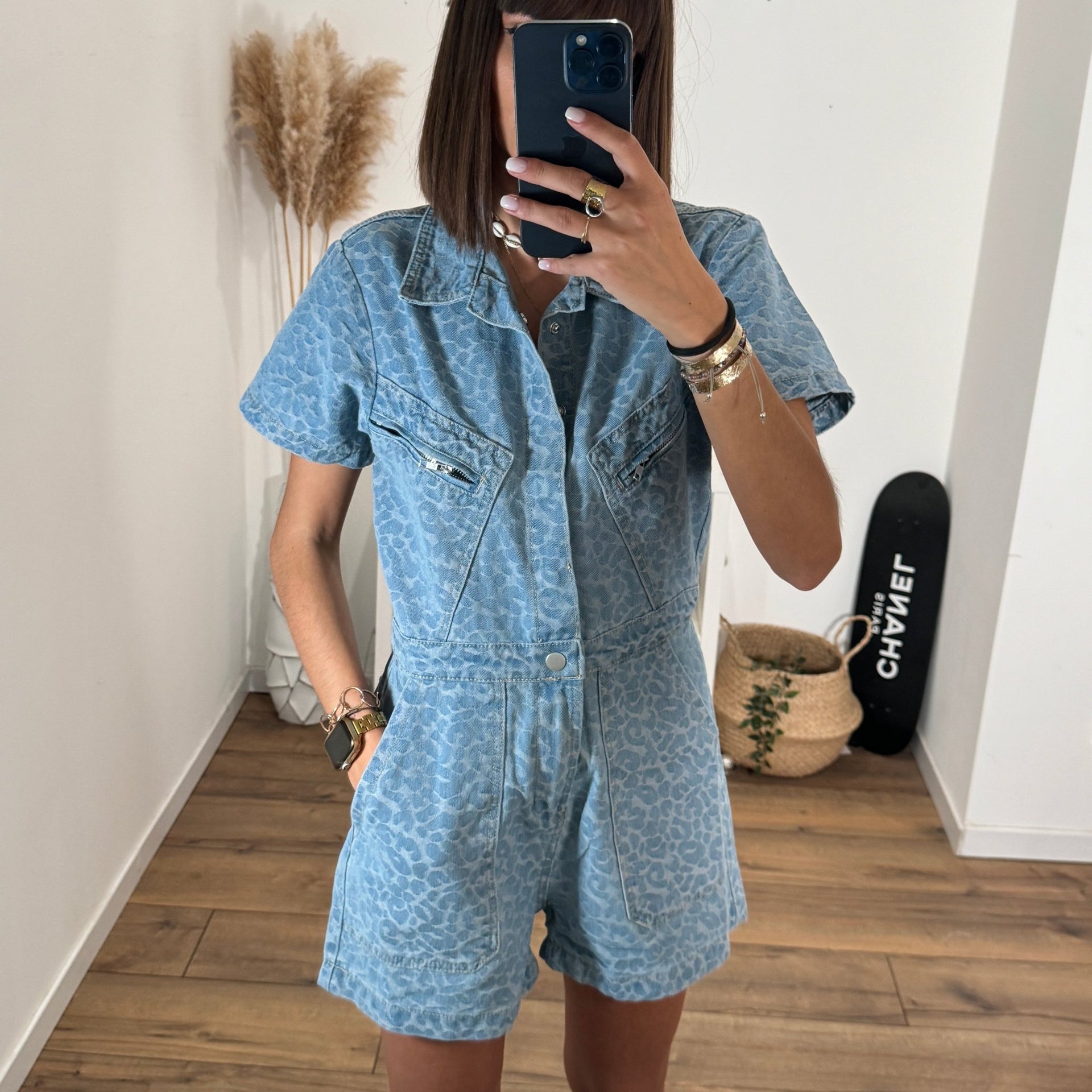 Combishort Femme Kaki Combishort Femme 36 Vert Kaki ONLY Vêtements