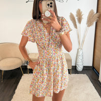 COMBISHORT FLEURIE PAULINA - La Petite Somptueuse