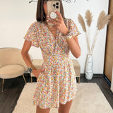 COMBISHORT FLEURIE PAULINA - La Petite Somptueuse