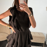 COMBISHORT MARRON AMANDY - La Petite Somptueuse