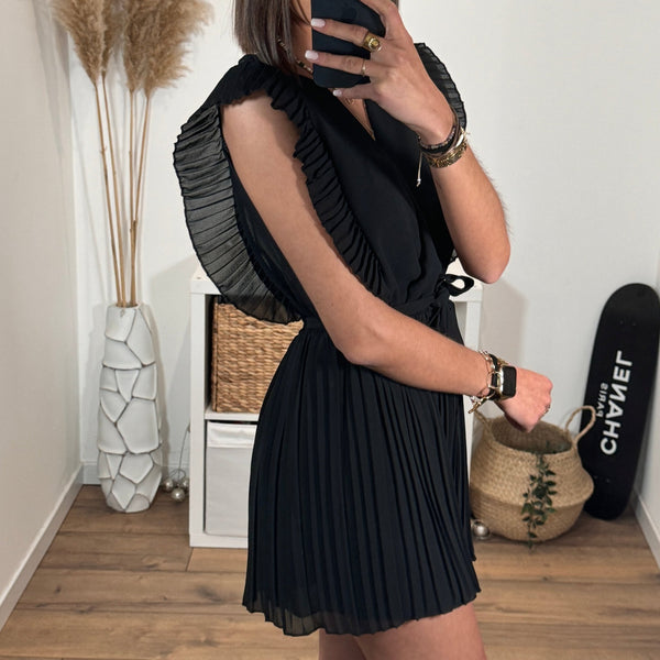 COMBISHORT NOIRE MARTA - La Petite Somptueuse