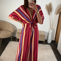 COMINAISON ROUGE ALTHEA - La Petite Somptueuse