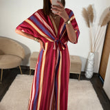 COMINAISON ROUGE ALTHEA - La Petite Somptueuse