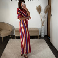 COMINAISON ROUGE ALTHEA - La Petite Somptueuse