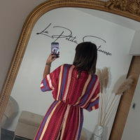 COMINAISON ROUGE ALTHEA - La Petite Somptueuse