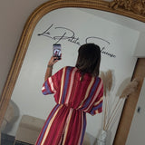 COMINAISON ROUGE ALTHEA - La Petite Somptueuse