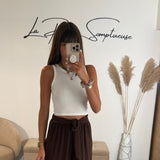 CROP TOP BLANC ELIOT - La Petite Somptueuse