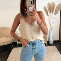 DEBARDEUR BEIGE ESTEBAN - La Petite Somptueuse