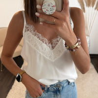 DEBARDEUR BLANC ESTEBAN - La Petite Somptueuse