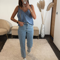 DEBARDEUR BLEU ESTEBAN - La Petite Somptueuse