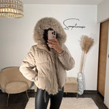 DOUDOUNE BEIGE ALIX - La Petite Somptueuse