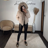 DOUDOUNE BEIGE ALIX - La Petite Somptueuse