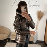 DOUDOUNE BRONZE MEGANE - La Petite Somptueuse