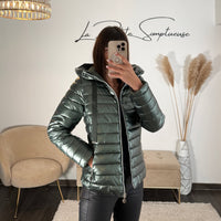 DOUDOUNE KAKI MEGANE - La Petite Somptueuse