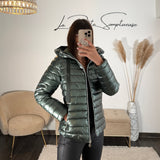 DOUDOUNE KAKI MEGANE - La Petite Somptueuse