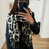 ECHARPE LEOPARD LEA - La Petite Somptueuse