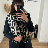 ECHARPE LEOPARD LEA - La Petite Somptueuse