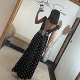ENSEMBLE A POIS NOIR LOLA - La Petite Somptueuse