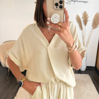 ENSEMBLE BEIGE JOEY - La Petite Somptueuse