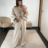 ENSEMBLE BEIGE OVERSIZE STAN - La Petite Somptueuse