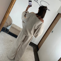 ENSEMBLE BEIGE OVERSIZE STAN - La Petite Somptueuse