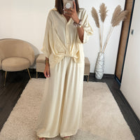 ENSEMBLE BEIGE SIMON - La Petite Somptueuse