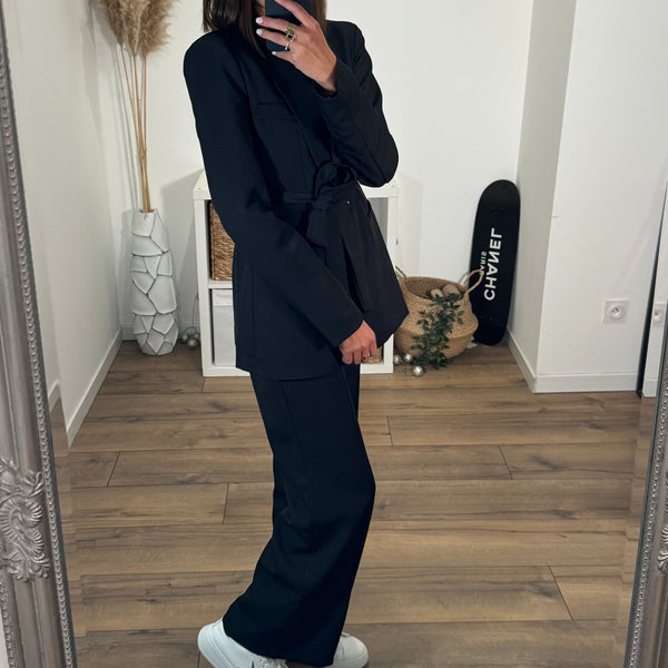 ENSEMBLE BLAZER + PANTALON NOIR KENZO - La Petite Somptueuse