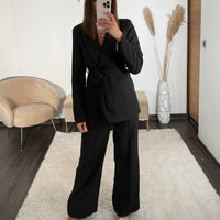 ENSEMBLE BLAZER + PANTALON NOIR KENZO - La Petite Somptueuse