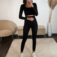 ENSEMBLE DE SPORT NOIR ZAC - La Petite Somptueuse