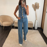 ENSEMBLE EN JEAN SANDRA - La Petite Somptueuse