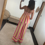 ENSEMBLE JAUNE ET FUCHSIA SUNY - La Petite Somptueuse