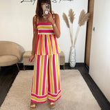 ENSEMBLE JAUNE ET FUCHSIA SUNY - La Petite Somptueuse