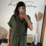 ENSEMBLE KAKI LEON - La Petite Somptueuse