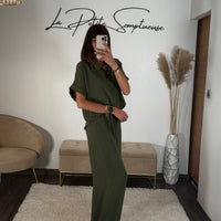 ENSEMBLE KAKI LEON - La Petite Somptueuse