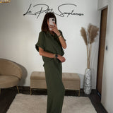 ENSEMBLE KAKI LEON - La Petite Somptueuse