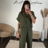 ENSEMBLE KAKI LEON - La Petite Somptueuse