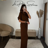 ENSEMBLE MARRON LEON - La Petite Somptueuse